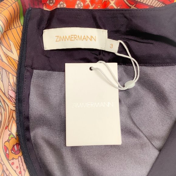 Zimmermann Midnight Star Girls Celestial Gathered Frill Dress - Picture 4 of 4